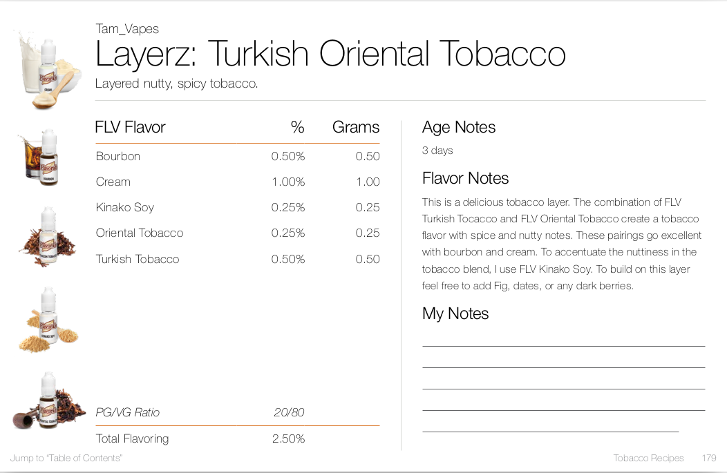Layerz: Turkish Oriental Tobacco by Tam_Vapes