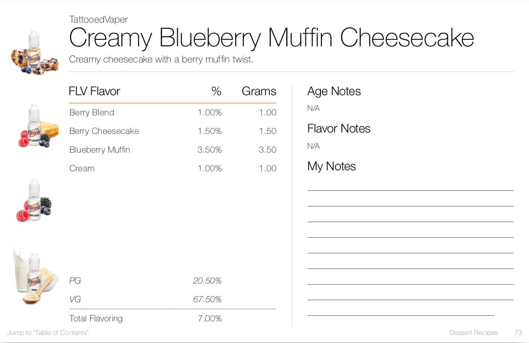 Creamy Blueberry Muffin Cheesecake by TattooedVaper