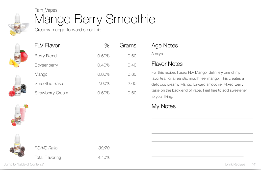 Mango Berry Smoothie by STaybert